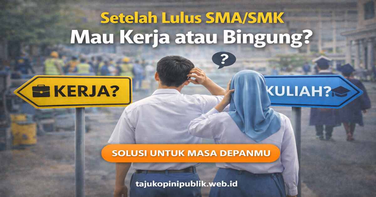 Setelah Lulus SMA/SMK: Mau Kerja atau Bingung?