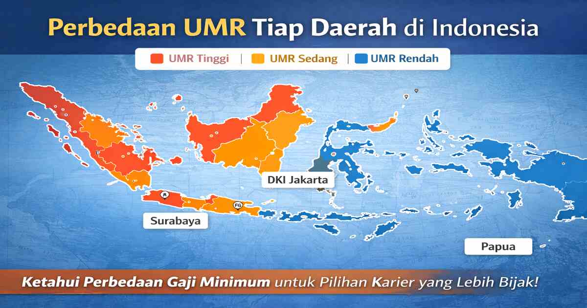 Perbedaan UMR Tiap Daerah di Indonesia