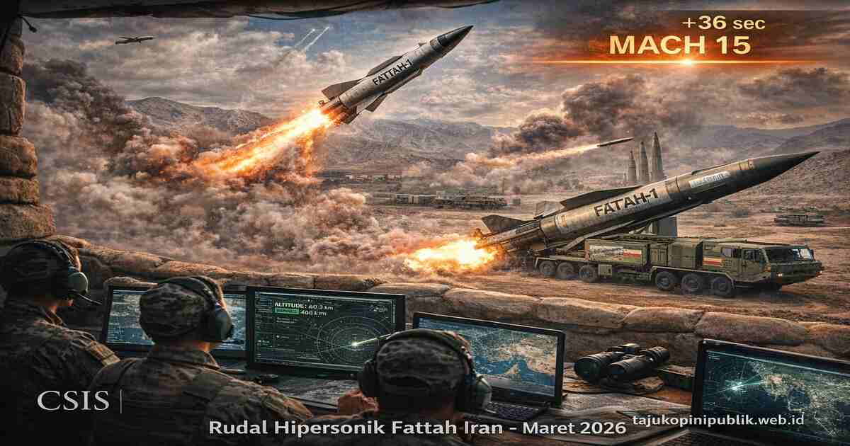 Fakta atau Gertakan? Mengenal Rudal Hipersonik Fattah Iran yang Diklaim Mampu Tembus Perisai Udara Barat